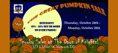 Great Pumpkin Sale, Oct. 24-28, 2024